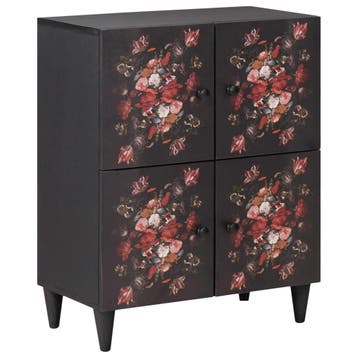 vidaXL Opslagkasten Multikleur 60 x 33,5 x 75 cm Massief, Verzenden, Nieuw