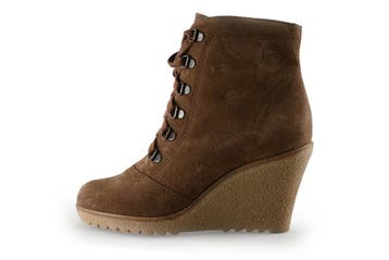 Esprit Enkellaarzen in maat 38 Beige, Verzenden, Beige, Lage of Enkellaarzen, Zo goed als nieuw