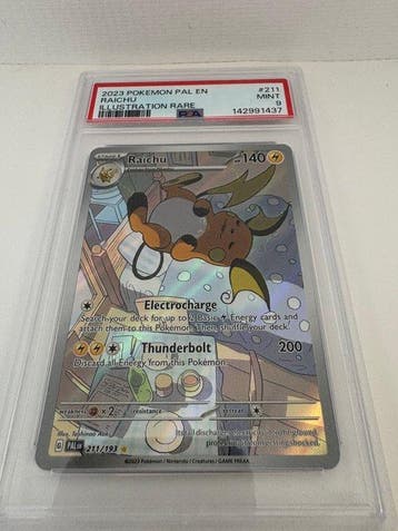 Pokémon - 1 Graded card - Raichu 211/193 Foil, Full art,, Nieuw