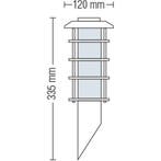 LED Tuinverlichting - Buitenlamp - Wandlamp - E27, Nieuw, Ophalen of Verzenden, Rvs, Hanglamp
