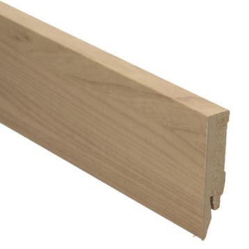 Rechte folieplint 70x14 ahorn donker (Folie plinten), Overige materialen, Verzenden, 50 tot 150 cm, Overige typen