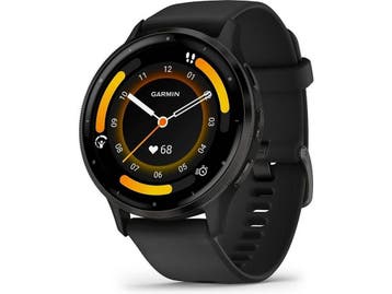 Garmin Venu 3 45 mm grijs van roestvrij staal met zwart, Verzenden, Zo goed als nieuw, Garmin