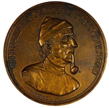 Frankrijk. Medal Commandant Jacques-Yves Cousteau - Le