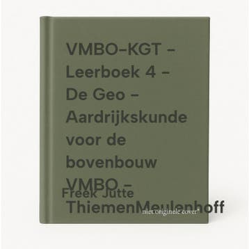 VMBO-KGT - Leerboek 4 - De Geo - Aardrijkskunde voor de, Verzenden, Zo goed als nieuw, Freek Jutte