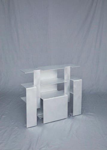 Wendy Andreu - Wandtafel - Staple Console - Aluminium -