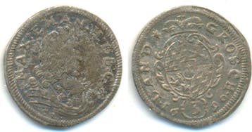 3 Kreuzer 1690 Bayern: Maximilian Ii Emanuel, 1679-1726:, Verzenden