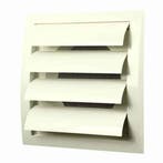 Europlast kunststof lamellenrooster 190 x 190mm wit ø 150mm, Doe-het-zelf en Verbouw, Ophalen of Verzenden, Nieuw