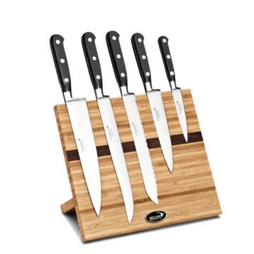 Déglon Magnetisch bamboe messenblok – Walnootfineer – 5, Ophalen of Verzenden, Nieuw, Hout, Bestekset