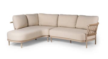 Tierra Outdoor Fresca chaise loungebank champagne rechts |, Ophalen of Verzenden, Nieuw