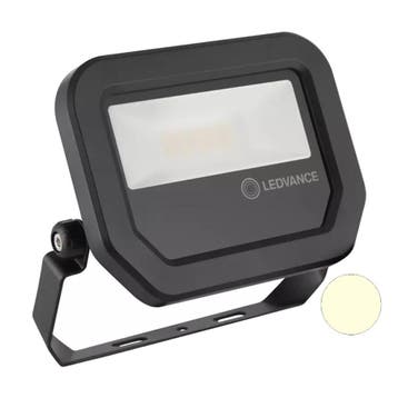Ledvance FL10 8W LED Bouwlamp 230V Zwart 3000K Warmwit, Verzenden, Nieuw