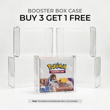 TIJDELIJKE ACTIE: 3+1 GRATIS – Booster Box Acryl Display, Hobby en Vrije tijd, Nieuw, Boosterbox