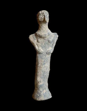 Mesopotamisch Terracotta - Vruchtbaarheidsbeeldje -
