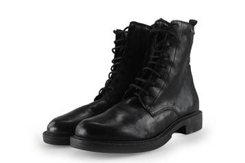 Linea Zeta Veterboots in maat 40 Zwart, Verzenden, Zwart, Overige typen, Zo goed als nieuw