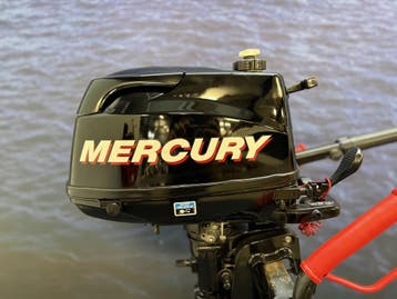 Mercury 5 pk buitenboordmotor | Nieuwstaat, Minder dan 5 pk, Viertaktmotor, Ophalen of Verzenden, Zo goed als nieuw