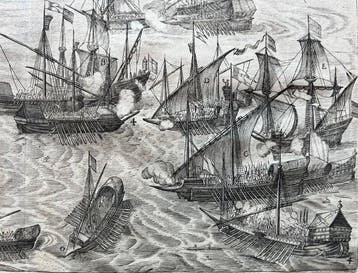 Nederland - Sluis; Jan Jansz ORLERS - Slag bij Sluis -, Nieuw
