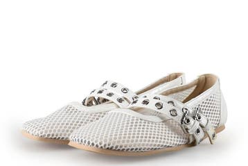 Colors of California Ballerinas in maat 39 Wit, Verzenden, Wit, Ballerina's, Zo goed als nieuw