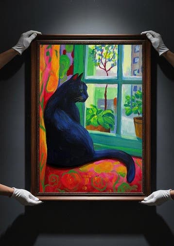 E. García - Gato fauvista XL