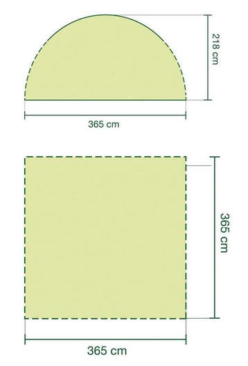 Coleman Event Shelter L maat 365 x 365cm nieuw, Verzenden, Nieuw, Polyester