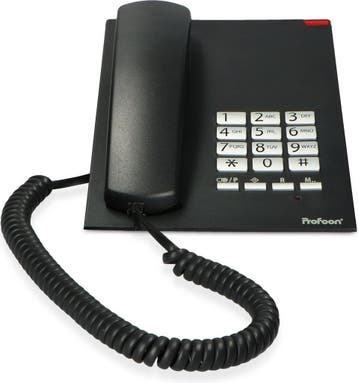 Huistelefoon senioren - Senioren telefoon - Vaste lijn - Zwa, Telecommunicatie, Vaste telefoons | Niet Draadloos, Verzenden, Zo goed als nieuw