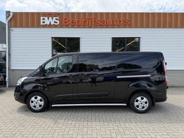 Ford - Transit Custom - Bestelbus dubbele cabine - 290 2.0, Automaat, Zwart, Diesel, Nieuw