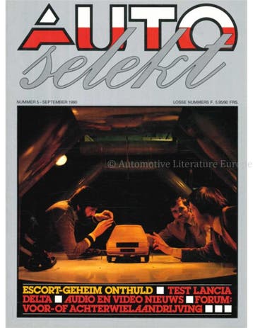 1980 AUTOSELEKT MAGAZINE 05 NEDERLANDS, Nieuw, Author
