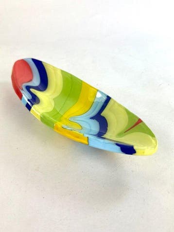 Tafelmiddenstuk - Muranoglas - Multikleurig tafelstuk, Antiek en Kunst