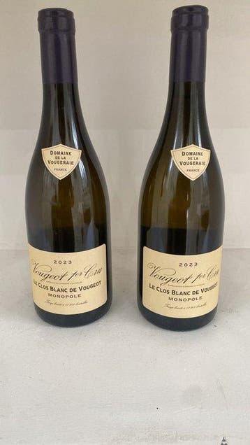 2023 Domaine de la Vougeraie Le Clos Blanc de Vougeot, Nieuw