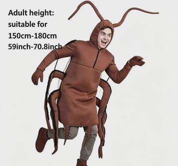 Grappig Kakkerlak Kostuum voor Volwassenen - Halloween & Fee, Dieren en Toebehoren
