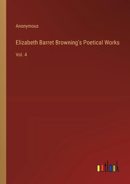 9783368175924 Elizabeth Barret Brownings Poetical Works, Boeken, Romans, Nieuw, Verzenden
