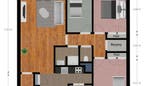 Te Huur 4 Kamer Appartement Aureliushof In Maastricht, Huizen en Kamers, Huizen te huur, Direct bij eigenaar, Limburg, Maastricht