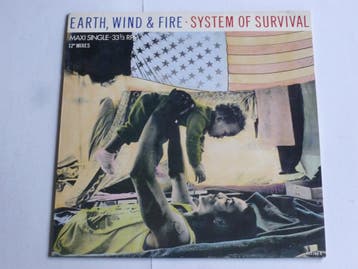 Earth, Wind & Fire - System of Survival (Maxi Single), Cd's en Dvd's, Vinyl | Pop, Ophalen of Verzenden, Zo goed als nieuw