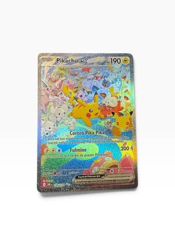 Pokémon - 1 Card - Pikachu Full art, Nieuw