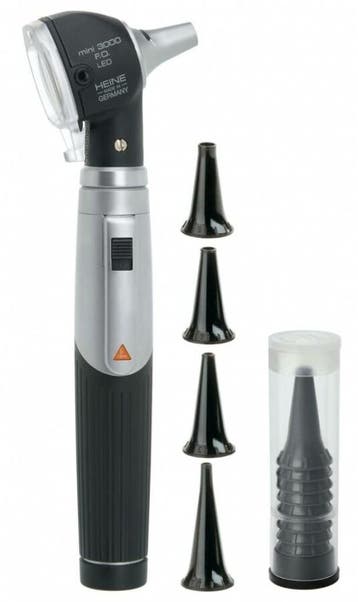 Heine Mini 3000 LED F.O. Otoscoop Met 5 x oortips 2,5 en 4mm, Diversen, Verzenden, Nieuw
