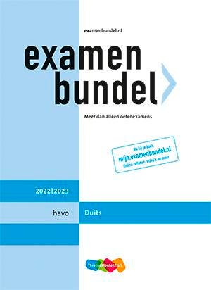 Examenbundel / havo Duits 2022/2023 - Marco van Rossum, Verzenden, Gelezen, Marco van Rossum