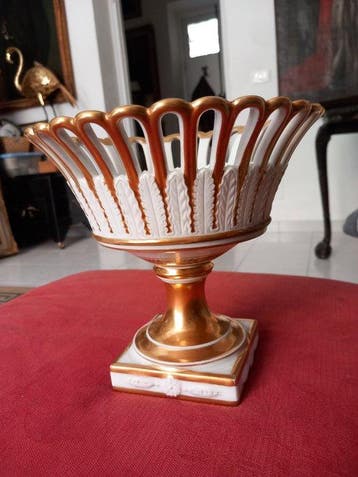 Porcelaine de Paris - Mand - Porselein - Alzata Impero, Antiek en Kunst