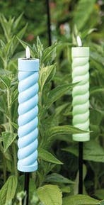 Led fakkel solar pastel blauw swirl annas collection met, Ophalen of Verzenden, Nieuw