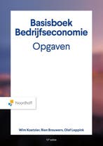Basisboek Bedrijfseconomie Opgaven 9789001035242, Boeken, Studieboeken en Cursussen, Verzenden, Zo goed als nieuw