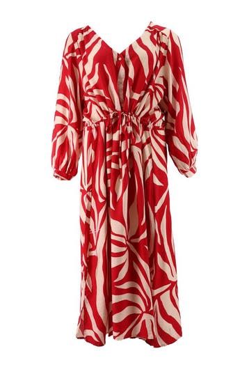 Only Carmakoma Jurk in maat 48 Rood, Only Carmakoma, Verzenden, Zo goed als nieuw, Rood