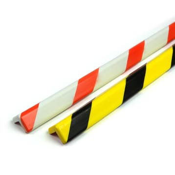 Stootrand foam, model 15 – 1 meter - Wit & Rood -, Verzenden