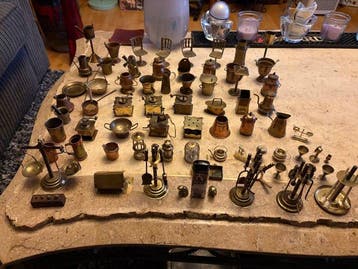 Onbekend - Speelgoed meubels Koperen miniaturen - Nederland