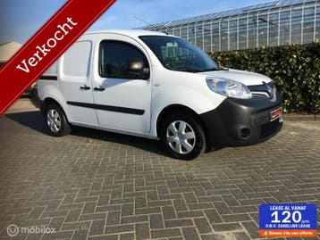 Renault Kangoo  | Financial Lease voor 165 p/mnd, Stof, Gebruikt, Overige carrosserieën, Wit