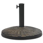 LIVSK Ronde Parasolvoet 12 kg - Hoogwaardig Hars en Roestvri, Tuin en Terras, Ligbedden, Verzenden, Nieuw
