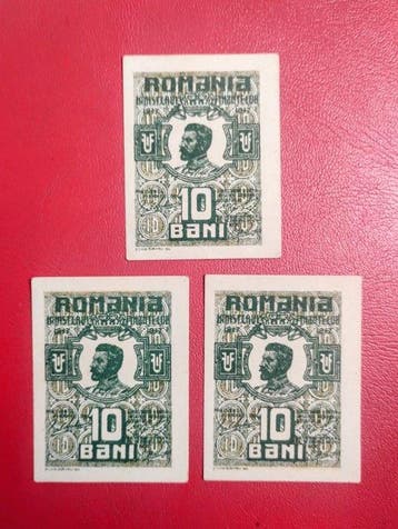 Roemenië. - 3 x 10 Bani - 1917 - Pick 69 (Zonder