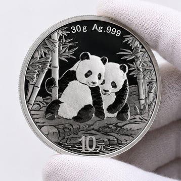 China. 10 Yuan 2026 – Panda – 30 g Silver coin – Ag .999 –
