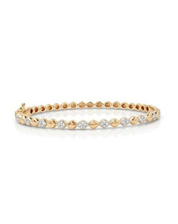Armband - 14 karaat Geel goud - 0.37ct. tw. Diamant, Sieraden, Tassen en Uiterlijk, Armbanden, Nieuw