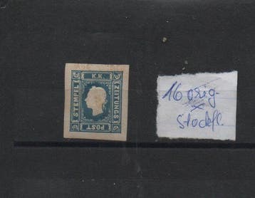 Oostenrijk 1859/1859 - Oostenrijkse krantenzegel uit 1859 in, Gestempeld