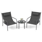 LIVSK 3-Delige Bistroset voor Buiten - Ergonomische Stoelen, Verzenden, Nieuw