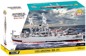 COBI 4843 Battleship  USS Arizona (Leger bouwsets), Verzenden, Nieuw