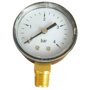 Manometer voor zandfilters 0 - 4 bar (1/4” aansluiting), Ophalen of Verzenden, Nieuw