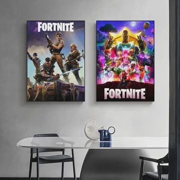 Fortnite Game Poster - Decoratieve Muurkunst voor Fans, Verzenden, Nieuw